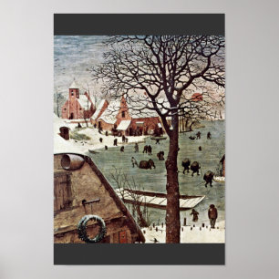 Affiche Recensement À Bethléem, Détail Par Bruegel D. Ä. P