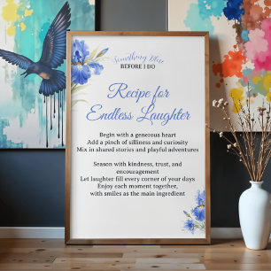 Affiche Recette de cadeau de fête de fiançailles pour un r