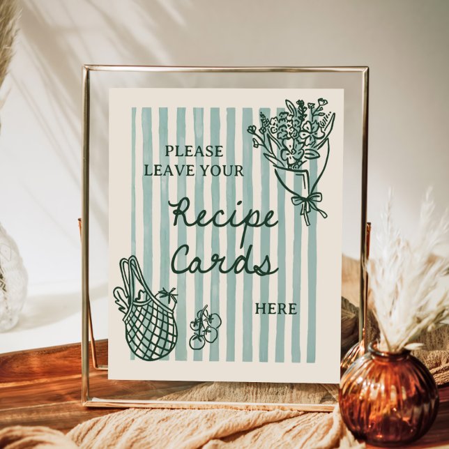 Affiche Recette de Mariage Dessinée à la Main Hors du Marc (Créateur téléchargé)