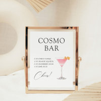 Recette du bar à cocktails Cosmo