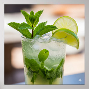 Affiche Recette Mojito
