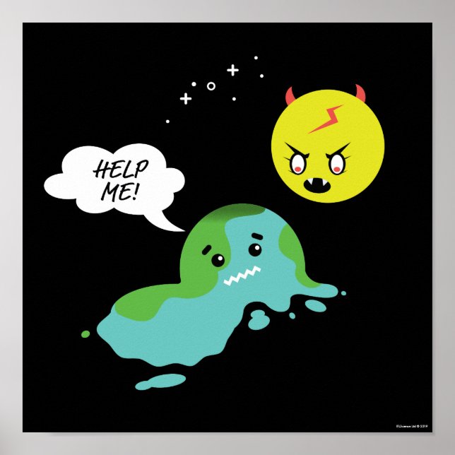 Affiche Réchauffement climatique (Devant)