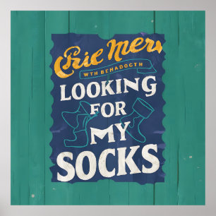 Affiche Recherche De Chaussettes