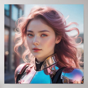 Affiche Recherche d'intention et Arrière - plan flou