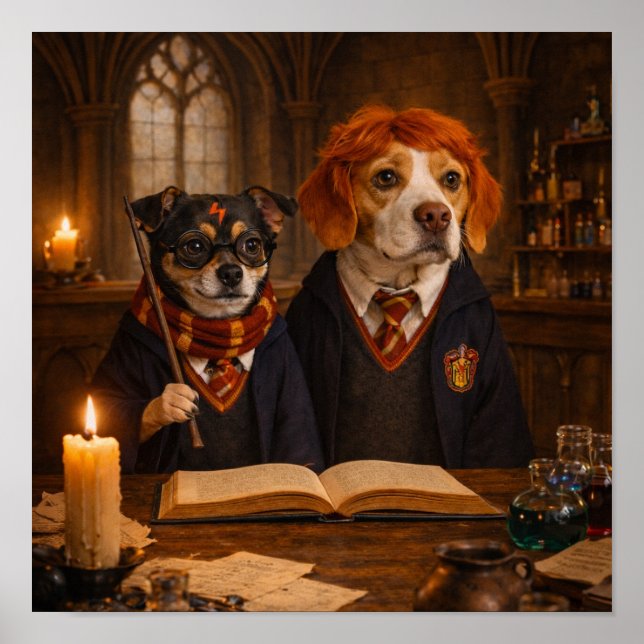 Affiche "Recherche Magique" (Devant)