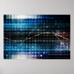 Affiche Recherche scientifique et science génétique de l'A