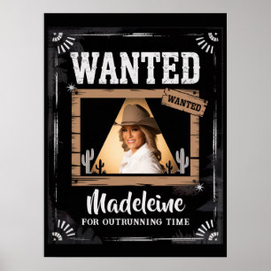 Affiche Recherche Vieille Fête d'Anniversaire Fun du Far W