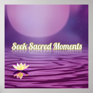 Affiche Rechercher des moments sacrés