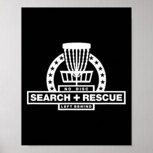 Affiche Rechercher Et Secourir Disk Golf