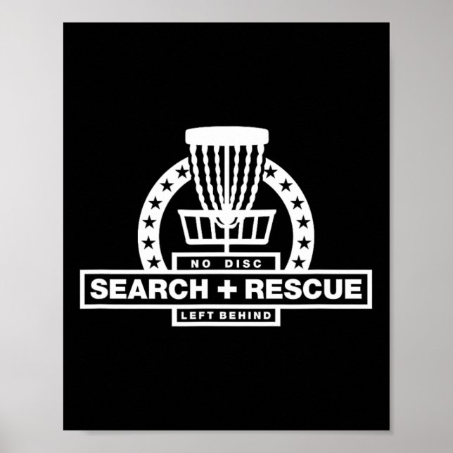 Affiche Rechercher Et Secourir Disk Golf (Devant)
