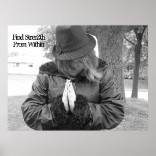 Affiche Rechercher la force de l'intérieur