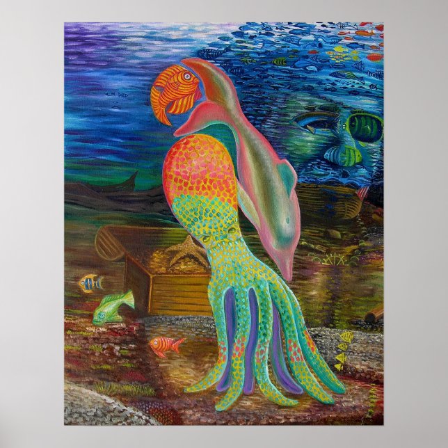 AFFICHE "RÉCIF DE PARROT" (Devant)