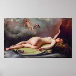 Affiche Reclining Beauty , by Luis Ricardo Falero