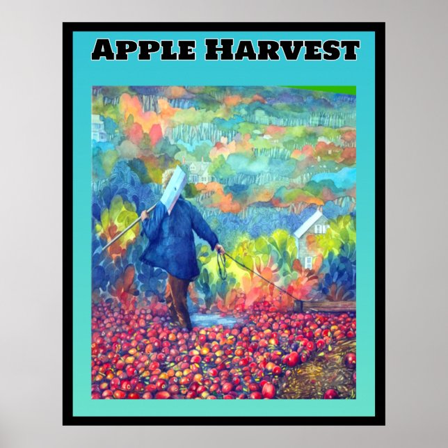 Affiche Récolte d'Apple (Devant)
