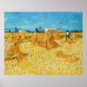 Affiche Récolte en Provence par Vincent Van Gogh