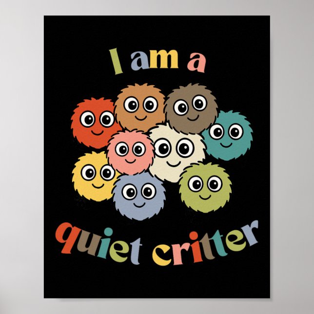 Affiche Récompense du club des créatures calmes Quiet Crit (Devant)