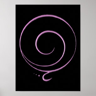 Affiche Reconnaissance rose 