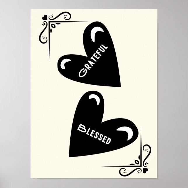 Affiche Reconnaissant - Béni (Devant)