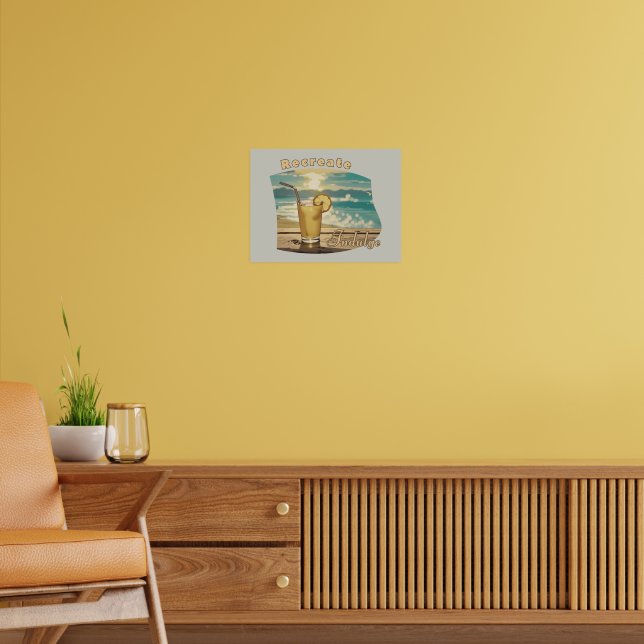 Affiche Recréer, Offrez-vous : Bliss soleil, mer & citronn (Salon 2)