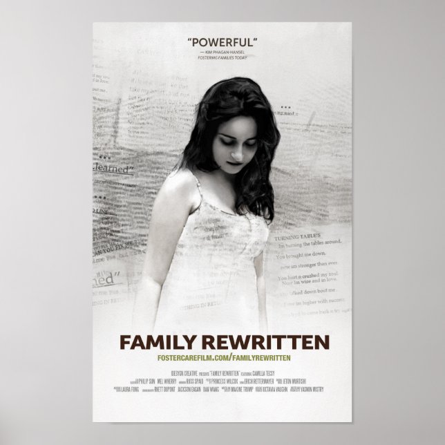 Affiche récrite par famille (Devant)