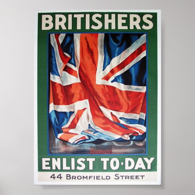 Affiche recrutement de britistes (Devant)