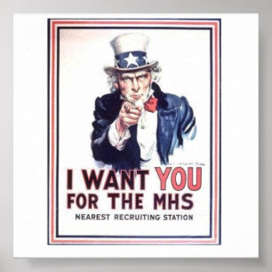 Affiche recruteuse d'armée