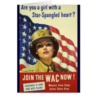 Affiche recruteuse de WAC