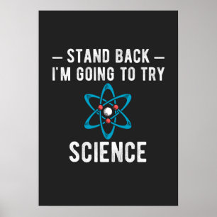 Affiche Reculez Je Vais Essayer La Science