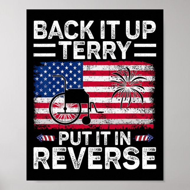 Affiche Reculez Terry Mettez-le En Marche Arrière Feux D'a (Devant)