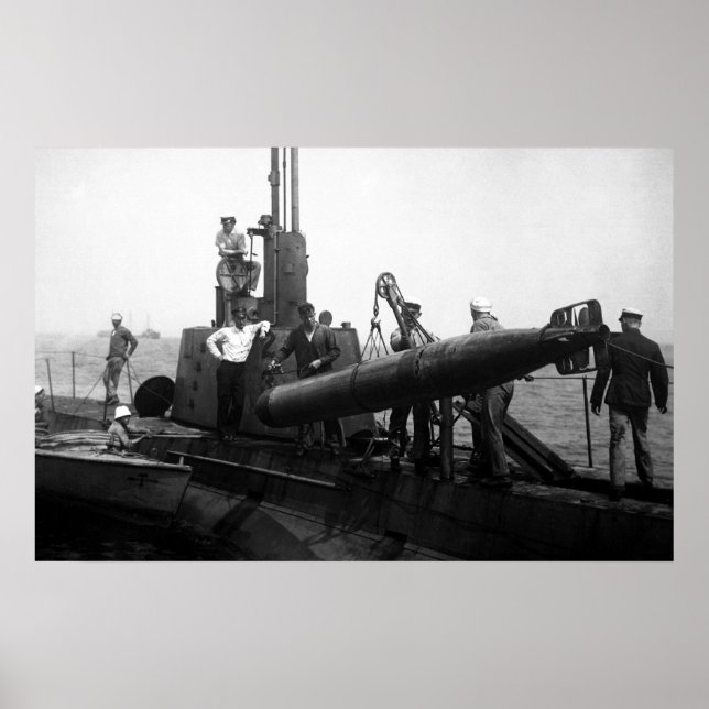 Affiche Récupération d'une torpille (Devant)