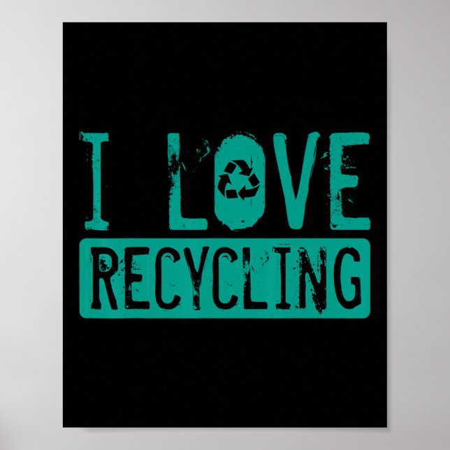 Affiche Recyclage Activist Recyclé Eart (Devant)