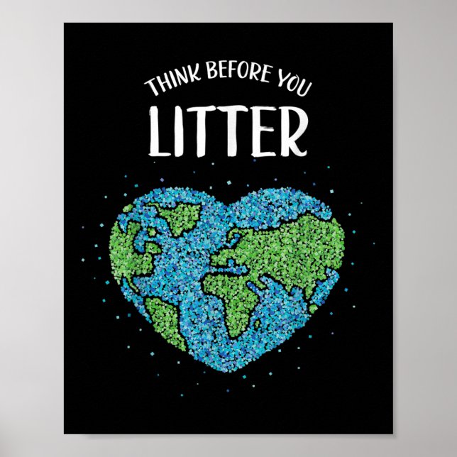Affiche Recyclage De l'environnement Protection du climat  (Devant)