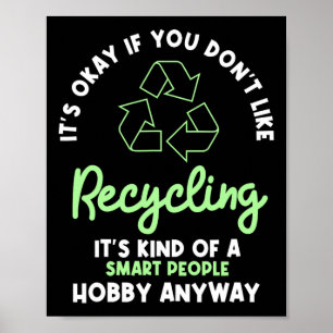 Affiche Recyclage écologiste Recycliste Recycler la Terre