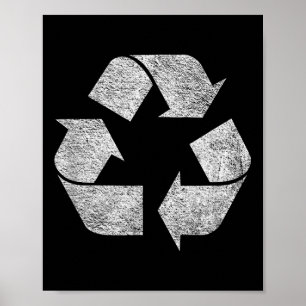 Affiche Recycle Symbole Logo Jour des terres Green Deal Cl
