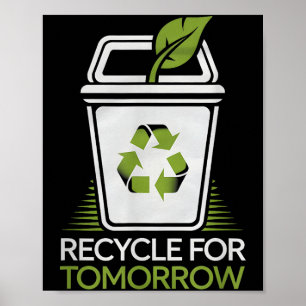 Affiche Recycler pour demain Recycler amoureux de la natur