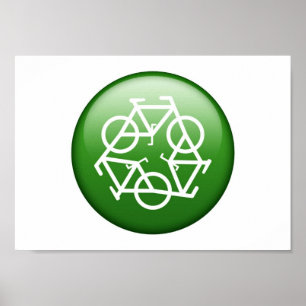 Affiche recycler vert par l'affiche de Petr Kratochvil