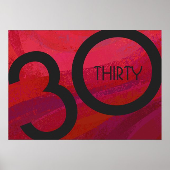 Affiche Red 30 Dix Anniversaire (Devant)