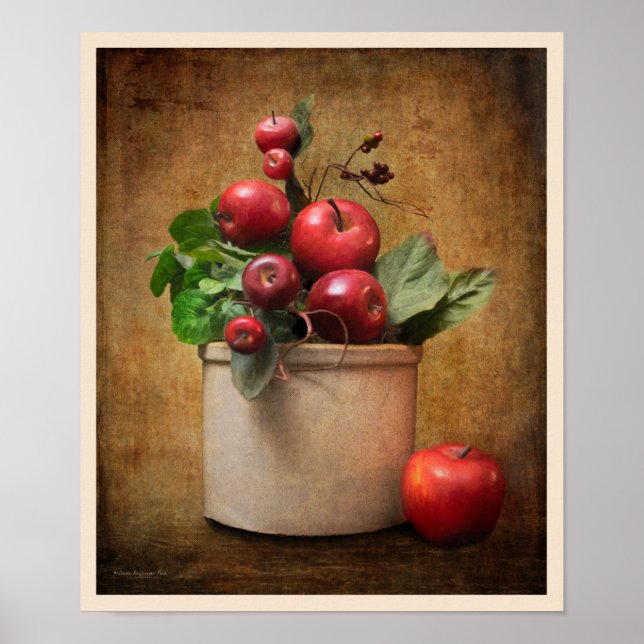 Affiche Red Apples Crock Vie morte (Devant)