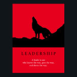 Affiche Red Black Pop Art Leadership Wolf Howling<br><div class="desc">Wolves Digital Artwork - Wolf Silhouette Ordinateur Animal Art - College Pop Art - Wild Animals Ordinateur Images</div>