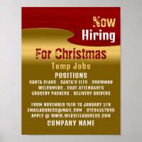 Red & Gold, Recrutement saisonnier Publicité