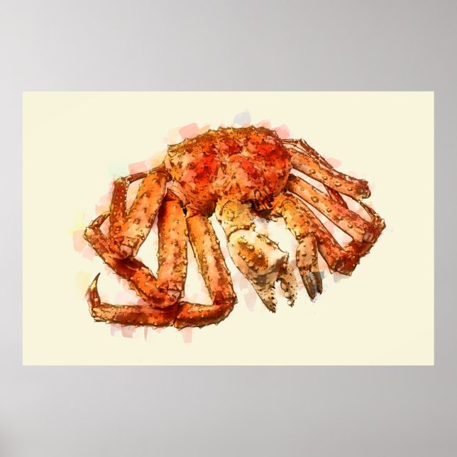 AFFICHE RED KING CRAB (Devant)