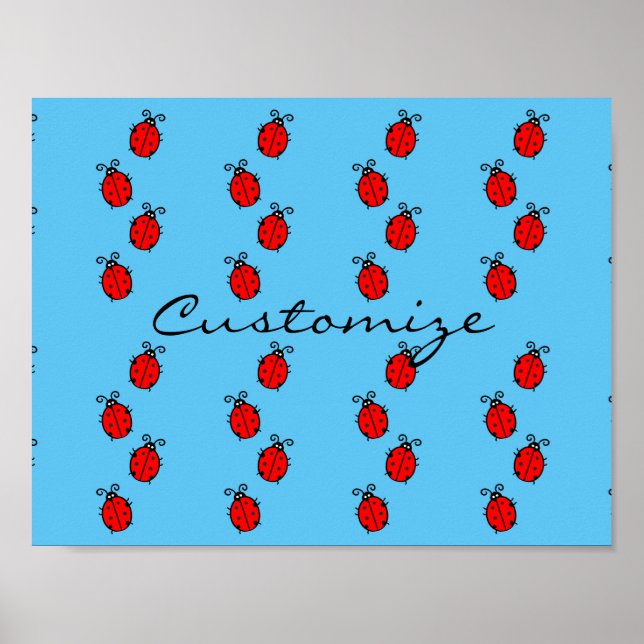 Affiche Red Ladybugs Crawling Thunder_Cove (Devant)