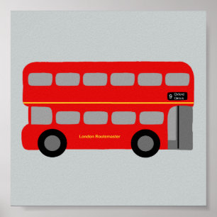 Affiche Red London Bus