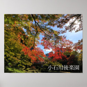Affiche Red Maples au Jardin Japonais