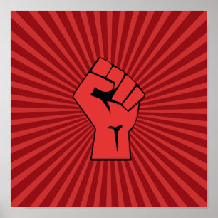 Affiche Red Revolutionary Fist