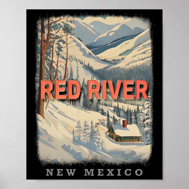Affiche Red River New Mexico Nm Skiing Extravaganza Sd778 (Devant)