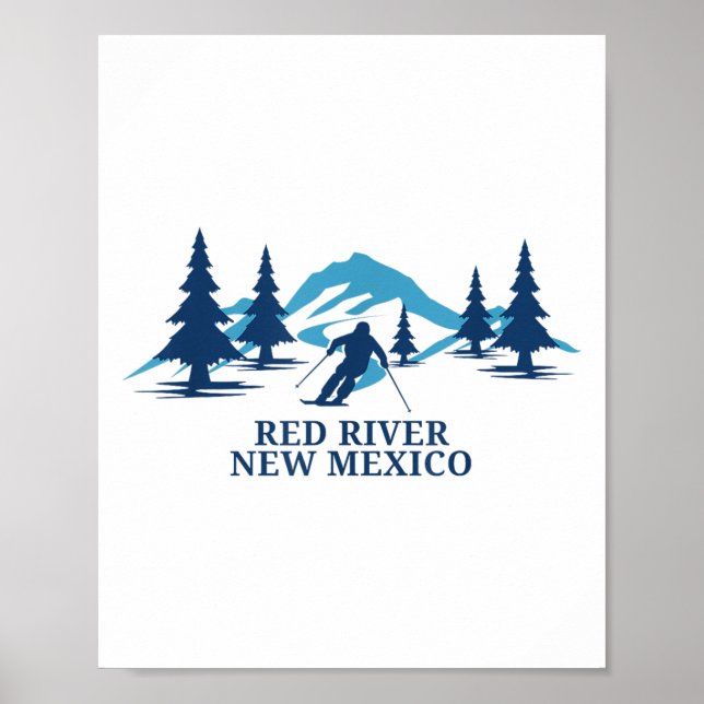 Affiche Red River New Mexico Ski Resort _1 (Devant)