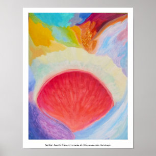 Affiche Red Shell - Beautiful Chaos, série 11" x 14", #5