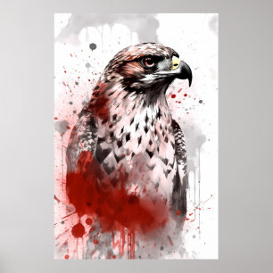 Affiche Red Tailed Hawk