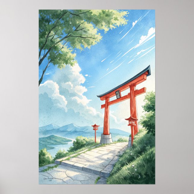 Affiche Red Torii Gate (Devant)